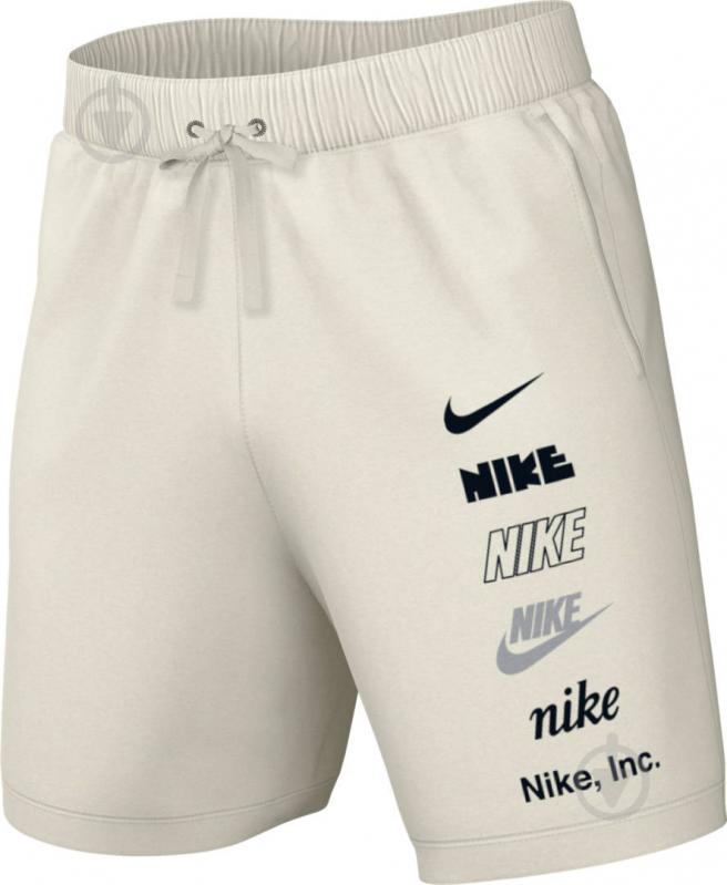 Шорты Nike CLUB+ FT SHORT MLOGO FB8830-030 р. XL бежевый - фото 8