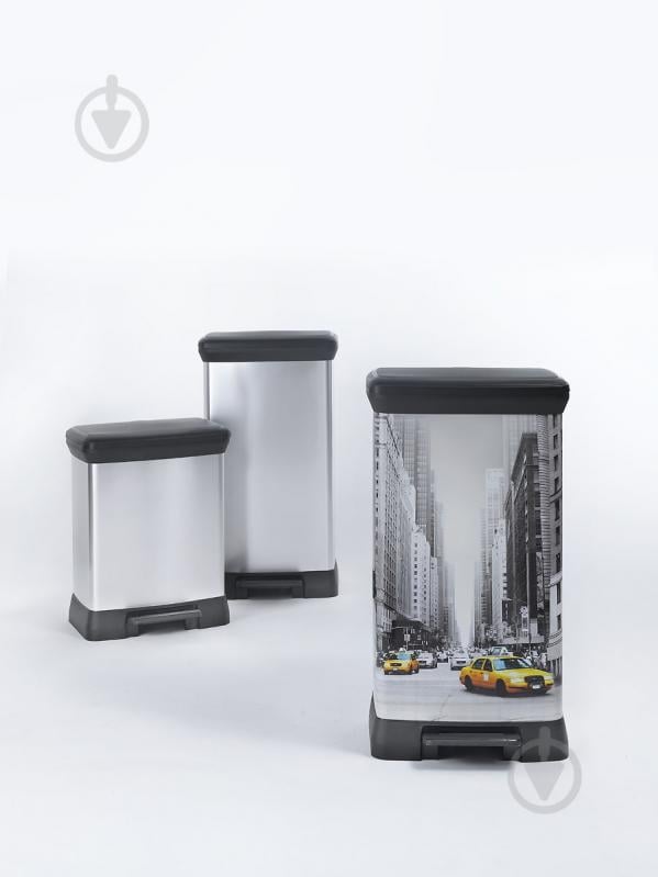Контейнер для сміття Curver DECO BIN 50 л чорний 196624 - фото 6 Контейнер для сміття Curver DECO BIN 50 л чорний 196624 - фото 6