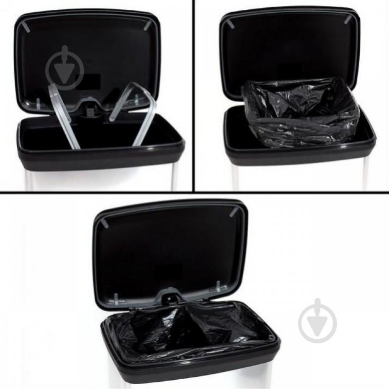 Контейнер для сміття Curver DECO BIN 50 л чорний 196624 - фото 7 Контейнер для сміття Curver DECO BIN 50 л чорний 196624 - фото 7