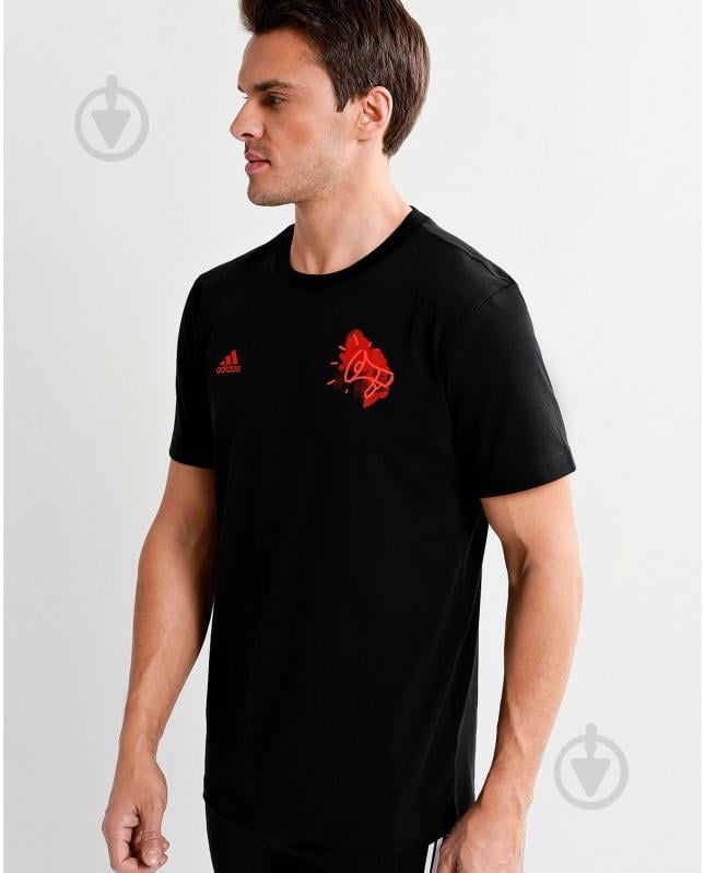 Футболка Adidas GRFX Nr. 7 FJ4585 р.2XL черный - фото 4