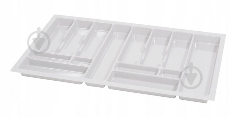 Лоток для столовых приборов Rejs PRO 830x490x45 мм фасад 900 мм пластиковый белый ТЕ13.2669.05.013 - фото 1 Лоток для столовых приборов Rejs PRO 830x490x45 мм фасад 900 мм пластиковый белый ТЕ13.2669.05.013 - фото 1