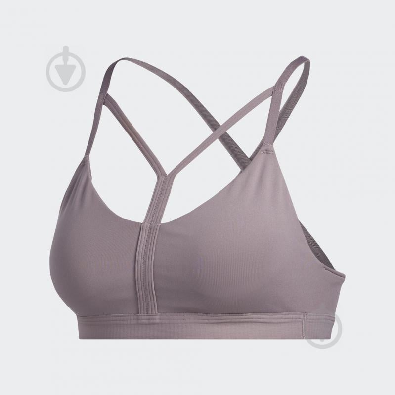 Бра Adidas AM DYNAMIC BRA FJ7276 р.XS фіолетовий - фото 1