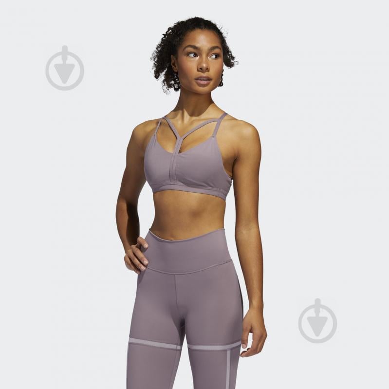 Бра Adidas AM DYNAMIC BRA FJ7276 р.XS фіолетовий - фото 3