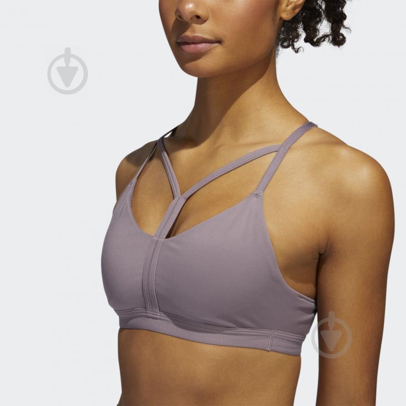 Бра Adidas AM DYNAMIC BRA FJ7276 р.XS фіолетовий - фото 7