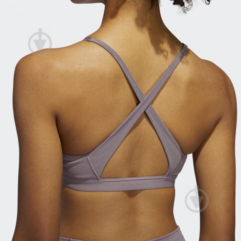 Бра Adidas AM DYNAMIC BRA FJ7276 р.XS фіолетовий - фото 9