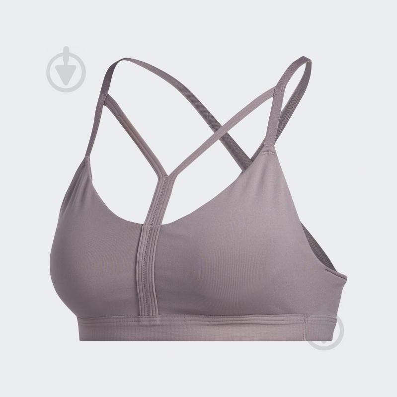 Бра Adidas AM DYNAMIC BRA FJ7276 р.S фіолетовий - фото 1