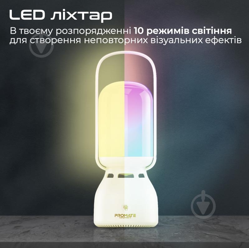 Акустическая система Promate Campmate-5 1.0 white (campmate-5) - фото 3