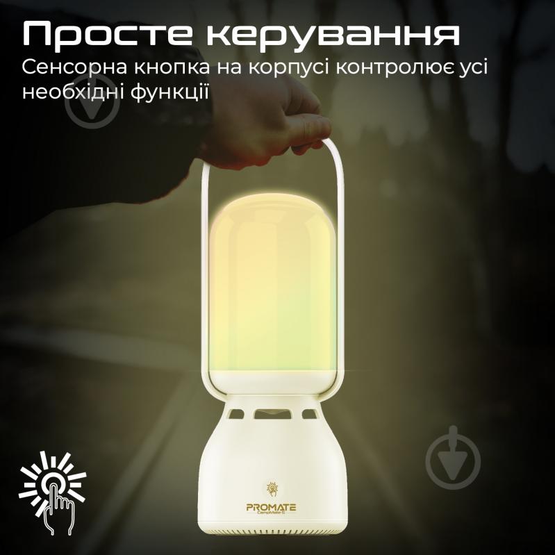 Акустическая система Promate Campmate-5 1.0 white (campmate-5) - фото 6