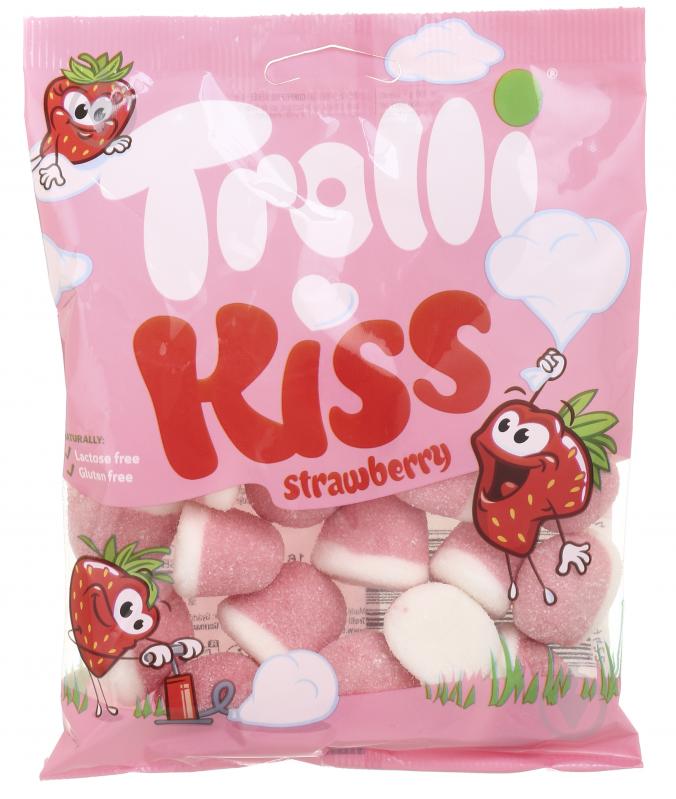 Мармелад жевательный Trolli Strawberry Kiss 100 г - фото 1