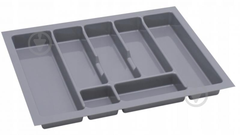 Лоток для столовых приборов Rejs UNI 630x430x45 мм фасад 700 мм пластиковый серый ТЕ13.2558.05.036 - фото 1 Лоток для столовых приборов Rejs UNI 630x430x45 мм фасад 700 мм пластиковый серый ТЕ13.2558.05.036 - фото 1