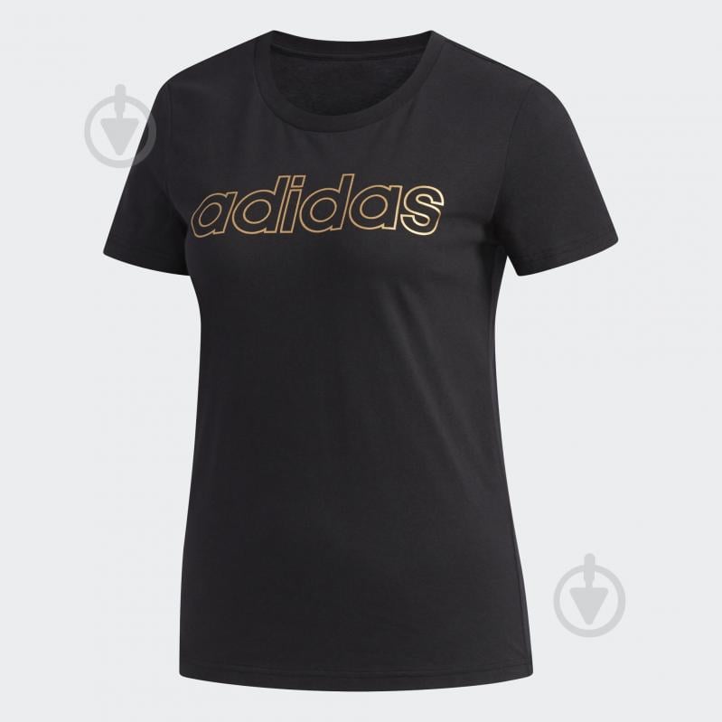 Футболка Adidas W E BRANDED T FL0164 р.L черный - фото 1