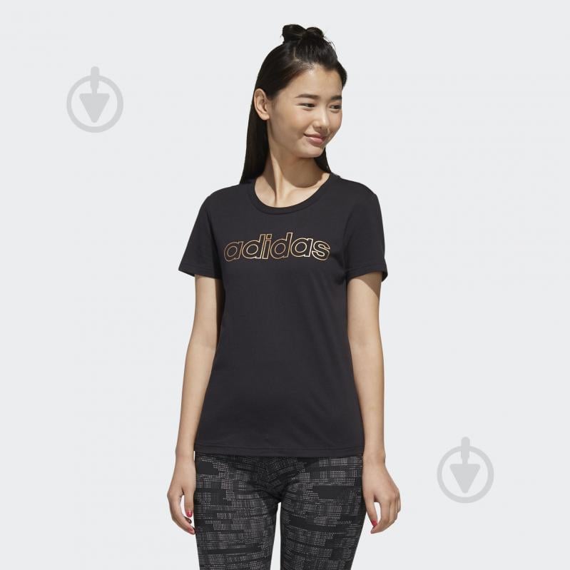 Футболка Adidas W E BRANDED T FL0164 р.L черный - фото 3