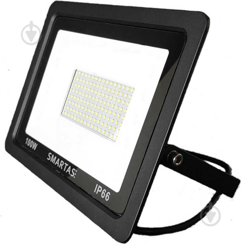 Прожектор светодиодный Smartas Messi 100 Вт IP66 черный MI3-320100W-255-19F1 - фото 1