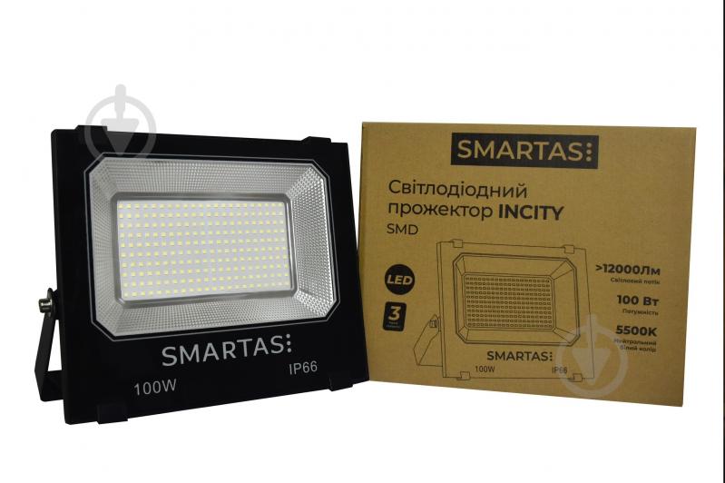 Прожектор светодиодный Smartas Incity 100 Вт IP66 черный IY3-320100W-255-19F1 - фото 3 Прожектор светодиодный Smartas Incity 100 Вт IP66 черный IY3-320100W-255-19F1 - фото 3