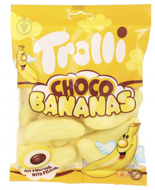 Зефір Trolli Choco Bananas 150 г - фото 1