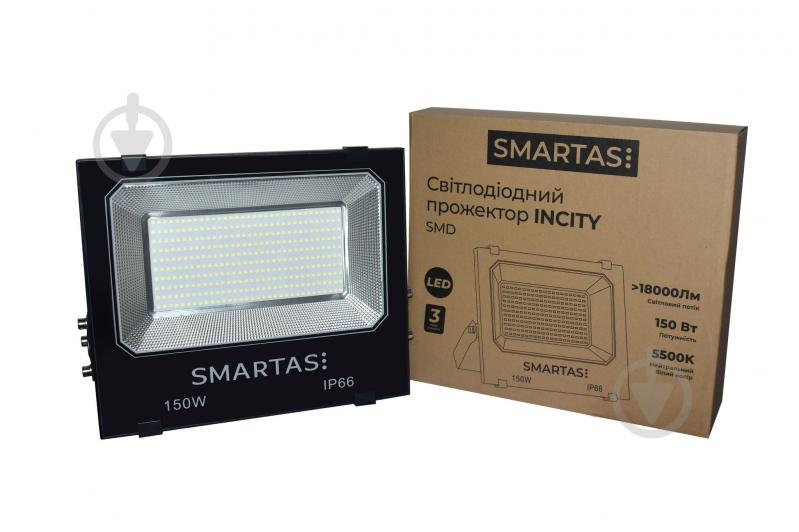 Прожектор світлодіодний Smartas Incity 150 Вт IP66 чорний IY3-320150W-255-19F1 - фото 3