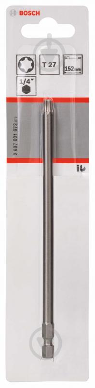 Біта Bosch Extra Hard 152 мм T27 1 шт. 2607001672 - фото 2 Біта Bosch Extra Hard 152 мм T27 1 шт. 2607001672 - фото 2