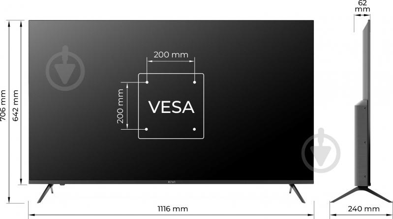 Телевізор Kivi 50U760QB - фото 11