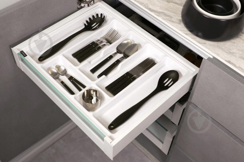 Лоток для столовых приборов Rejs UNI 730x430x45 мм фасад 800 мм пластиковый белый ТЕ13.2505.05.013 - фото 4 Лоток для столовых приборов Rejs UNI 730x430x45 мм фасад 800 мм пластиковый белый ТЕ13.2505.05.013 - фото 4