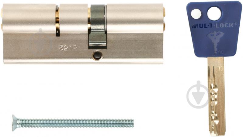 Циліндр Mul-T-Lock 7х7 35x50 ключ-ключ 85 мм нікель - фото 2 Циліндр Mul-T-Lock 7х7 35x50 ключ-ключ 85 мм нікель - фото 2