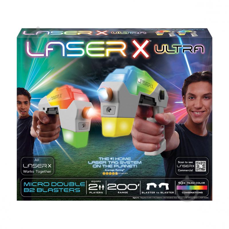 Игровой набор Laser X для лазерных боев Ultra Micro для двух игроков 87551 - фото 2