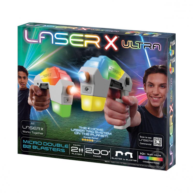 Игровой набор Laser X для лазерных боев Ultra Micro для двух игроков 87551 - фото 1