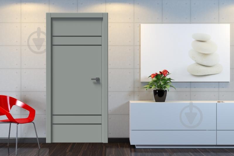 Дверное полотно IN WOOD ET-03 ПГ с черным молдингом и кромкой 900 мм пепельный софтач - фото 2 Дверное полотно IN WOOD ET-03 ПГ с черным молдингом и кромкой 900 мм пепельный софтач - фото 2