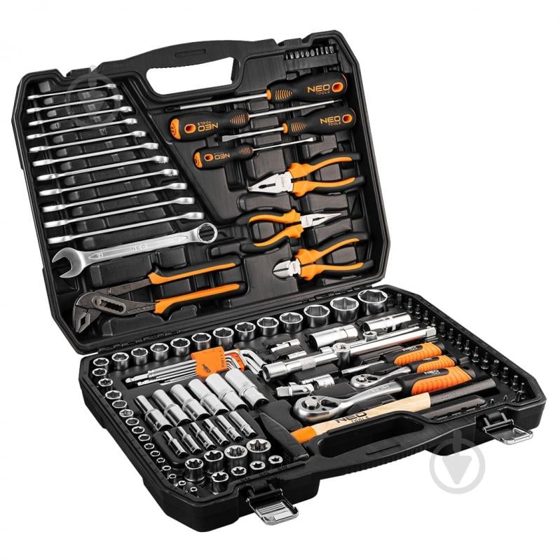 Набор ручного инструмента NEO tools 122 шт. 10-196 - фото 1 Набор ручного инструмента NEO tools 122 шт. 10-196 - фото 1
