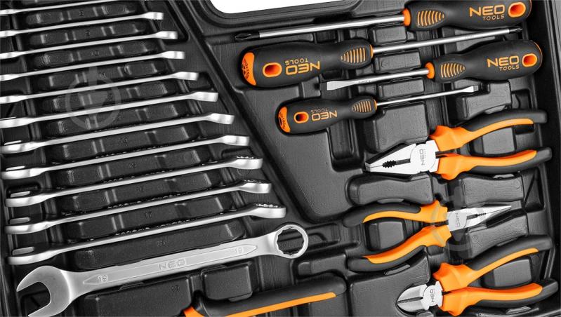 Набор ручного инструмента NEO tools 122 шт. 10-196 - фото 4 Набор ручного инструмента NEO tools 122 шт. 10-196 - фото 4
