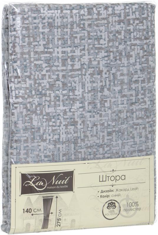 Штора Leah 140х275 см синий La Nuit - фото 3