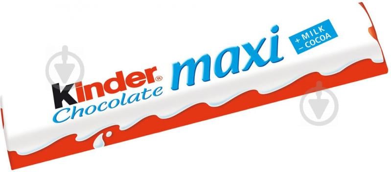 Батончик Kinder Chocolate Maxi 22 г - фото 1