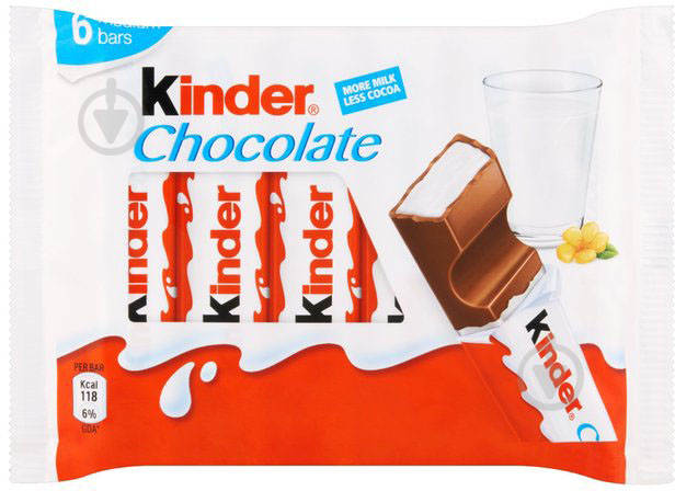 Батончик Kinder MAXI 6 порций 126 г (0000080310167) - фото 1