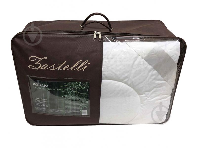 Одеяло Bamboo Jacquard 200x220 см Zastelli белый - фото 4