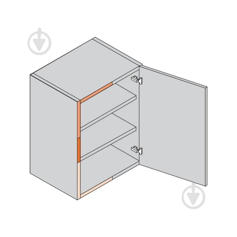 Амортизатор Blum BLUMOTION темно-серый врезной монтаж со стороны ручки 970.1002 Push open - фото 4