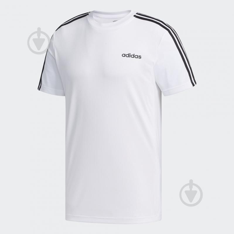 Футболка Adidas M D2M 3S TEE FL0356 р.2XL белый - фото 1