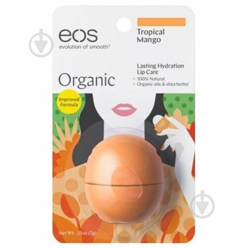 Бальзам для губ EOS Organic Exotic Mango 7 г - фото 1