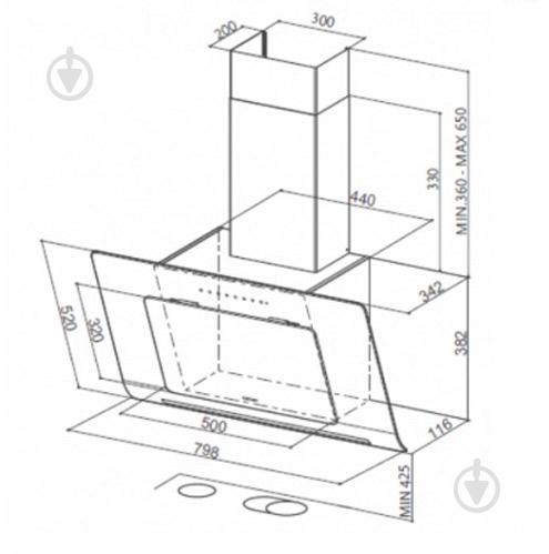 Вытяжка Faber Infinity WH A80 - фото 2