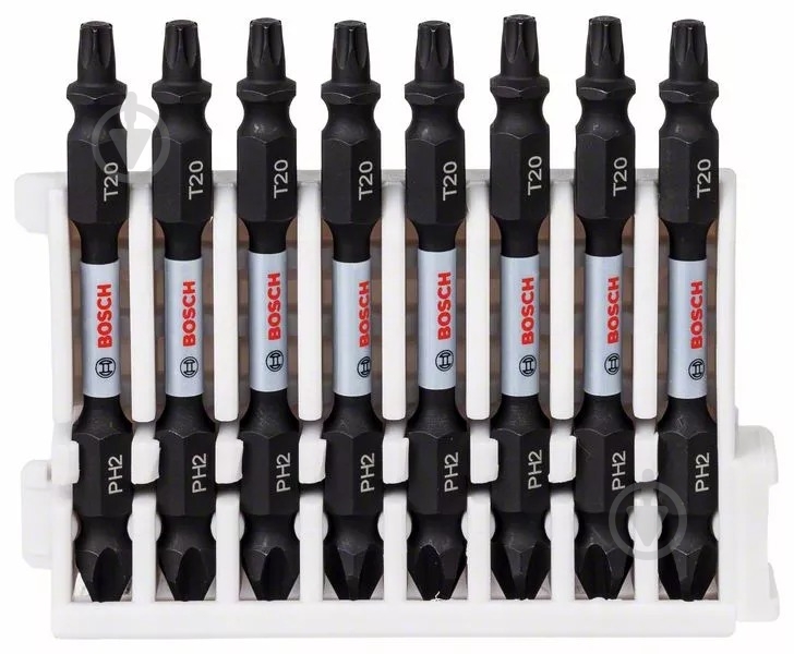 Набор бит Bosch Impact Control 65 мм PH2/T20 8 шт. 2608522335 - фото 1 Набор бит Bosch Impact Control 65 мм PH2/T20 8 шт. 2608522335 - фото 1