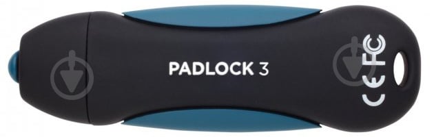 Флеш-память Corsair Padlock 3 16 ГБ USB 3.0 black/blue (CMFPLA3B-16GB) - фото 4