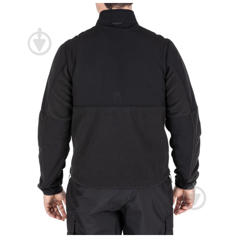 Куртка мужская демисезонная 5.11 Tactical тактическая флисовая "Fleece 2.0" 78026-019 р.L [019] Black - фото 5