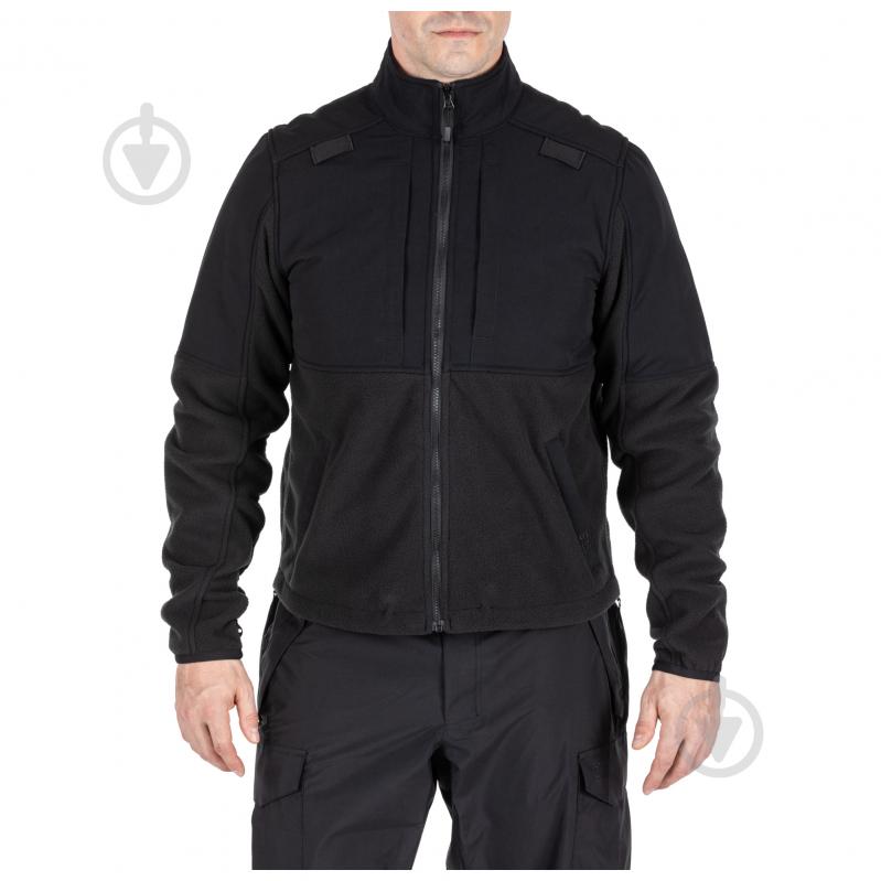 Куртка мужская демисезонная 5.11 Tactical тактическая флисовая "Fleece 2.0" 78026-019 р.L [019] Black - фото 6