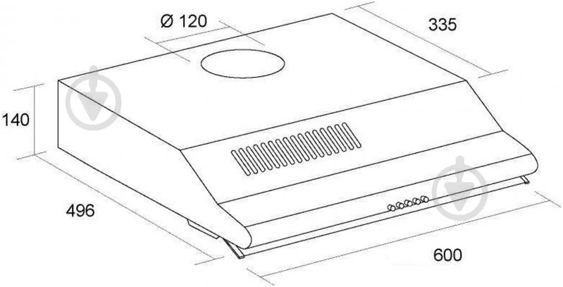 Вытяжка Pyramida WH 20-60 INOX - фото 10