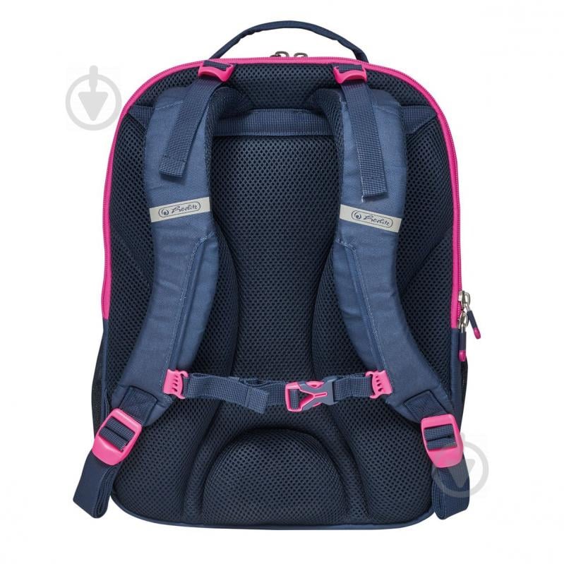 Рюкзак шкільний Herlitz ULTIMATE Navy Pink синій (50032778) - фото 3