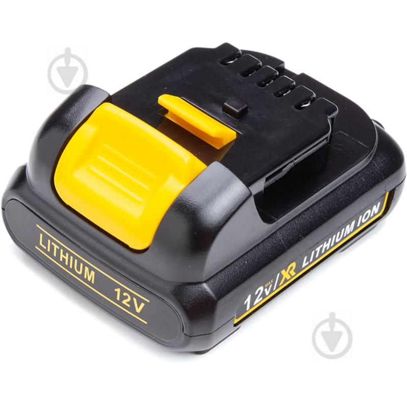 Аккумулятор PowerPlant 12,0V 2,0Ah для шуруповертов и электроинструментов DeWALT (DCB120) TB920860 - фото 2