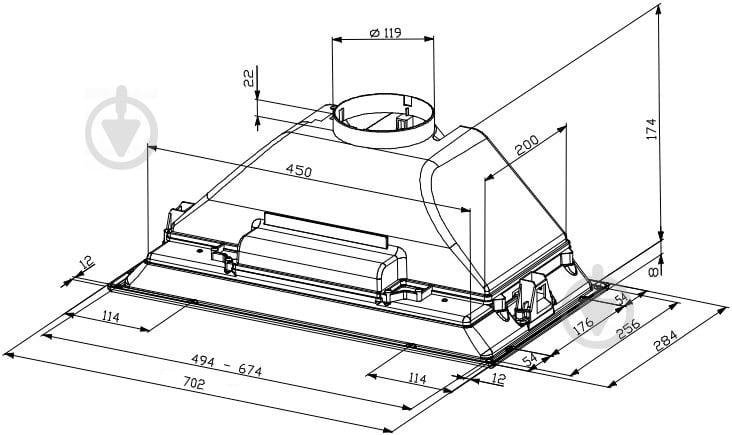 Витяжка Faber INCA SMART HC X A 70 - фото 4