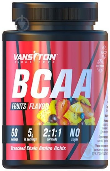 Аминокислотная смесь Vansiton BCAA 300 г - фото 1