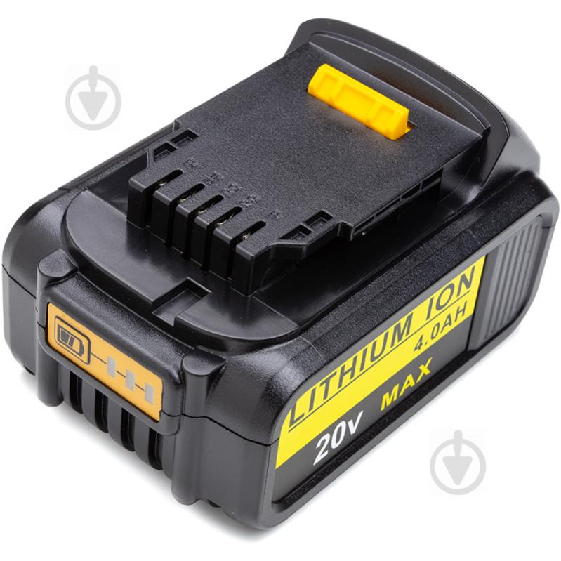 Аккумулятор PowerPlant 20,0V 4,0Ah для шуруповертов и электроинструментов DeWALT (DCB182) TB920891 - фото 2