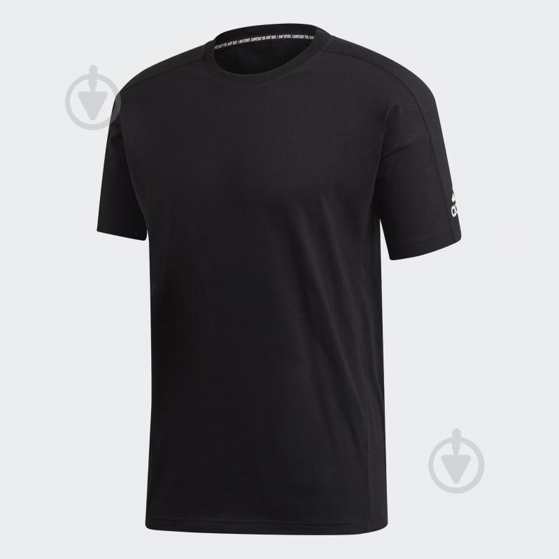 Футболка Adidas M MH PLAIN TEE FL3949 р.S черный - фото 1