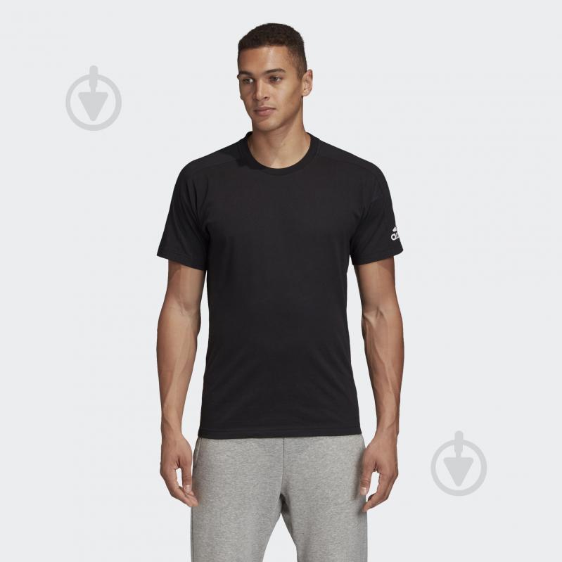 Футболка Adidas M MH PLAIN TEE FL3949 р.S черный - фото 3