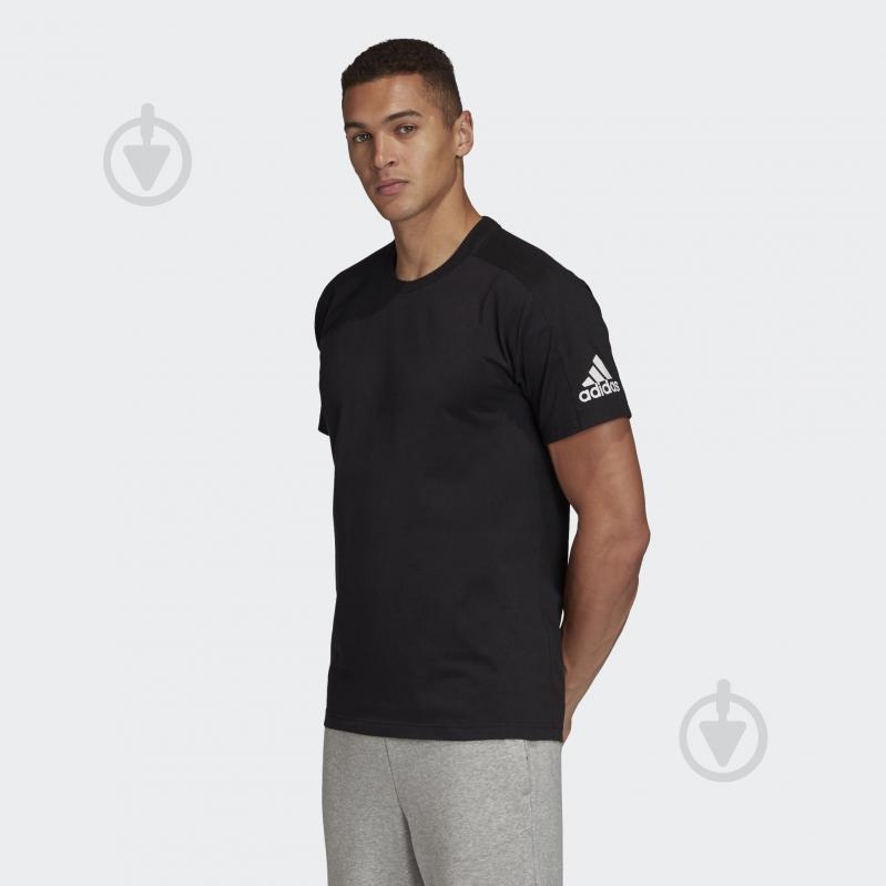 Футболка Adidas M MH PLAIN TEE FL3949 р.S черный - фото 4